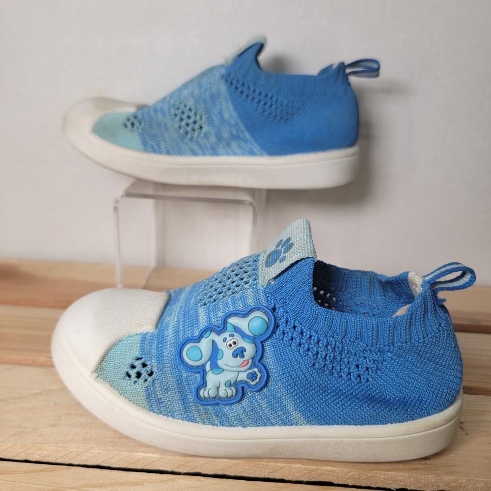 Blues Clues Toddler Blue Knit Cap Toe Casual Slip-On Shoes - Size 8